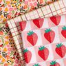 Coated Cotton strawberry checks – rosé/red,  thumbnail number 9