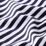 Cotton Jersey Narrow Stripes – navy blue/white,  thumbnail number 2