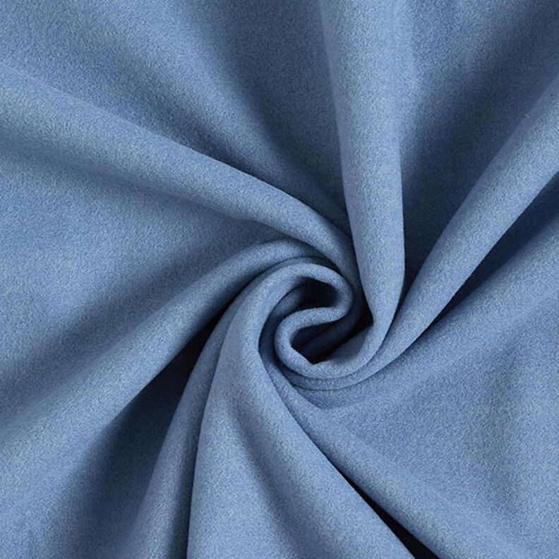 Recycled polyester coat fabric – denim blue,  image number 1
