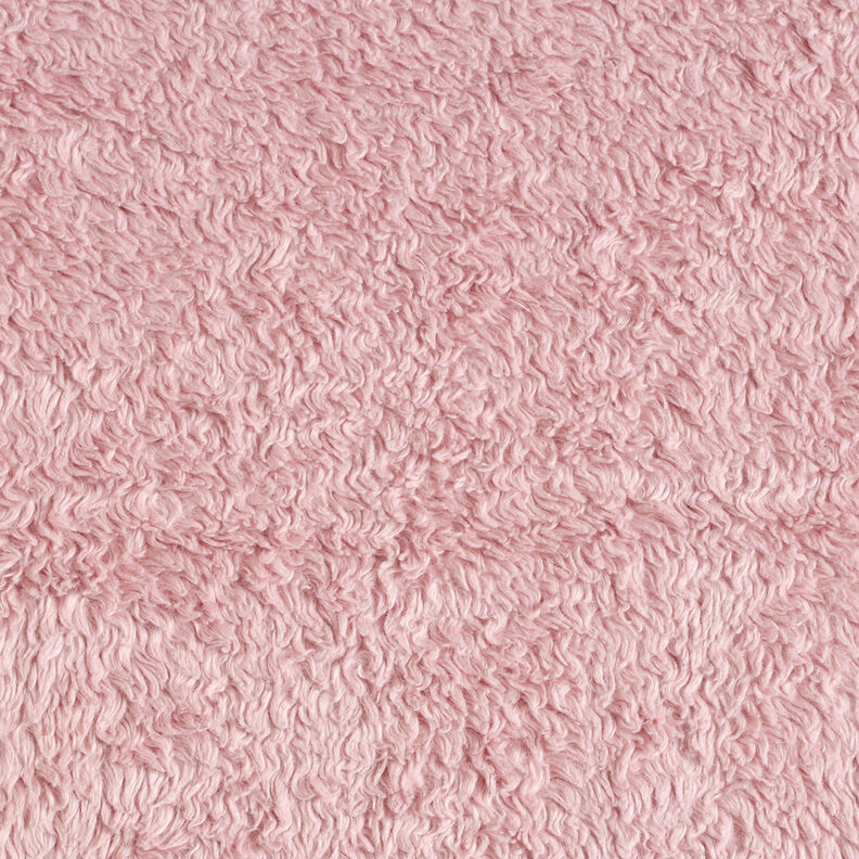 Plain sherpa Cotton Blend Plain – dusky pink,  image number 1