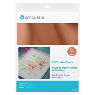 Silhouette Foil transfer sheets [21,5 x 27,9 cm|6 pieces] – copper, 