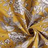 Decor Fabric Half Panama opulent plants – mustard,  thumbnail number 3