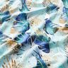 Cotton Jersey palm leaf thicket | Glitzerpüppi – white/eucalyptus,  thumbnail number 2