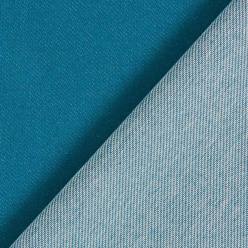 Jersey Denim Look – petrol,  image number 6