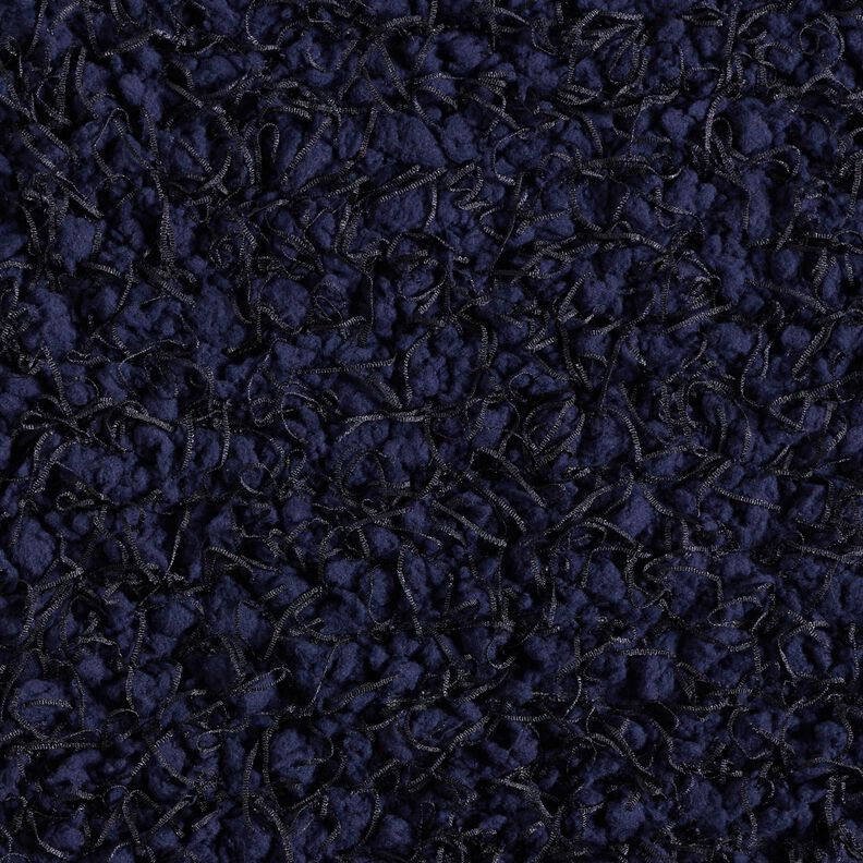 Faux fur effect threads – midnight blue,  image number 1