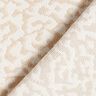 Large Abstract Leopard Print Jacquard Furnishing Fabric – cream/beige,  thumbnail number 4