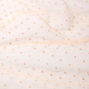 Tulle velvet dots – beige, 