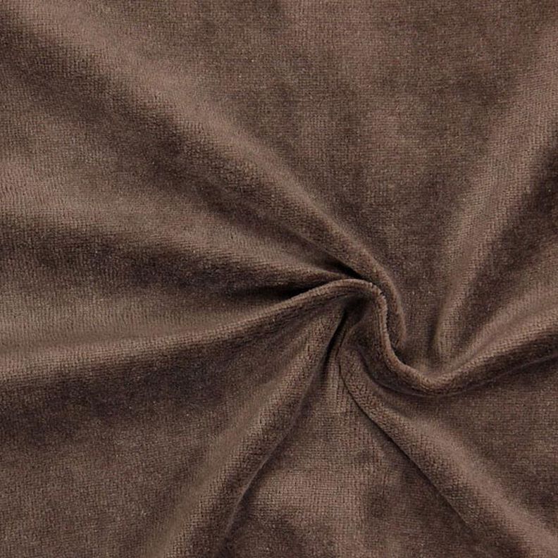 Plain Nicky Velour – dark brown,  image number 1