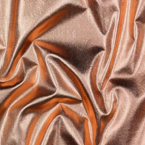 Cotton Poplin Foil-finished Plain – metallic rose gold, 