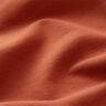 Light Cotton Sweatshirt Fabric Plain – terracotta,  thumbnail number 4