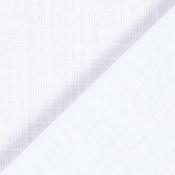 Curtain Fabric Voile Linen Look 300 cm – white,  image number 3