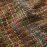 Colourful Stripes & Lurex Pure New Wool Blend Bouclé – medium brown,  thumbnail number 2