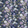 Cotton Poplin romantic flower meadow – navy blue/lavender,  thumbnail number 1