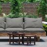 Outdoor Fabric Canvas Fine Texture – grey,  thumbnail number 5