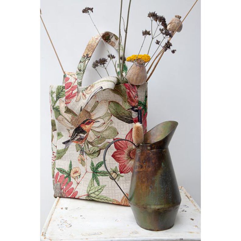 Tapestry Decor Fabric Birds – natural,  image number 3