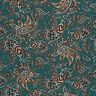 Ponte Roma Jersey Paisley – blue spruce/peach orange,  thumbnail number 1
