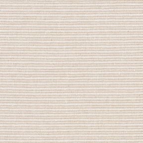 Decorative fabric, canvas fine stripes, recycled – dark beige, 