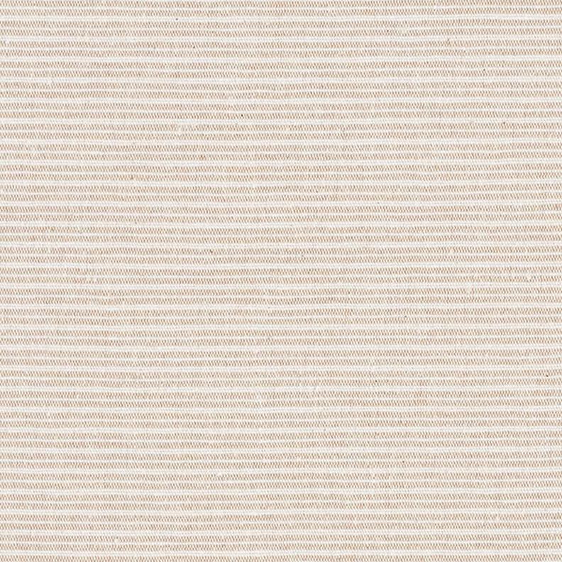 Decorative fabric, canvas fine stripes, recycled – dark beige,  image number 1