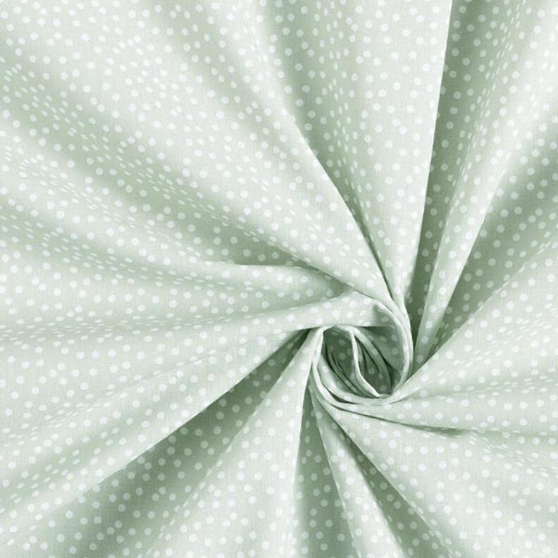 Cotton Cretonne Irregular Dots – pastel green,  image number 4