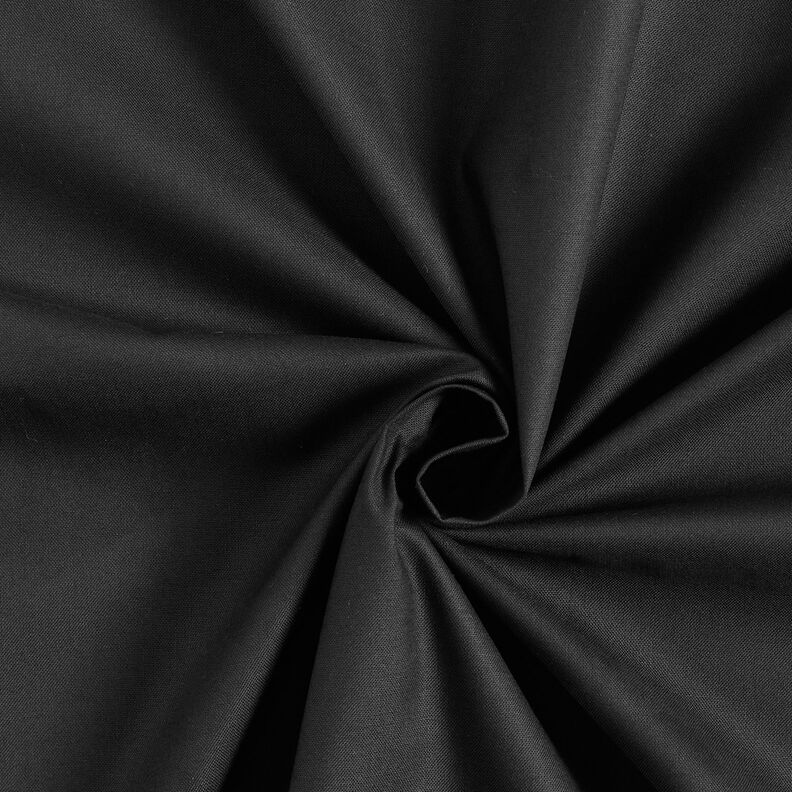 Cotton Cretonne Plain – black,  image number 1