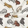 Cotton Jersey Cats | Poppy Fabrics – natural/brown,  thumbnail number 3