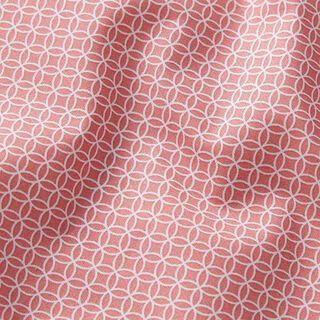 Cotton Cretonne small tile motif – terracotta, 