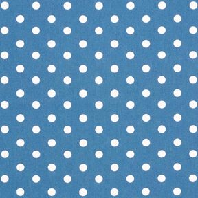 Cotton Poplin Large Dots – denim blue/white, 