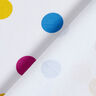 French Terry colourful dots – white,  thumbnail number 5