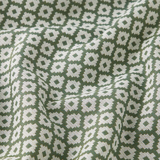 Outdoor fabric jacquard rhombus – olive, 