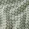 Outdoor fabric jacquard rhombus – olive,  thumbnail number 2