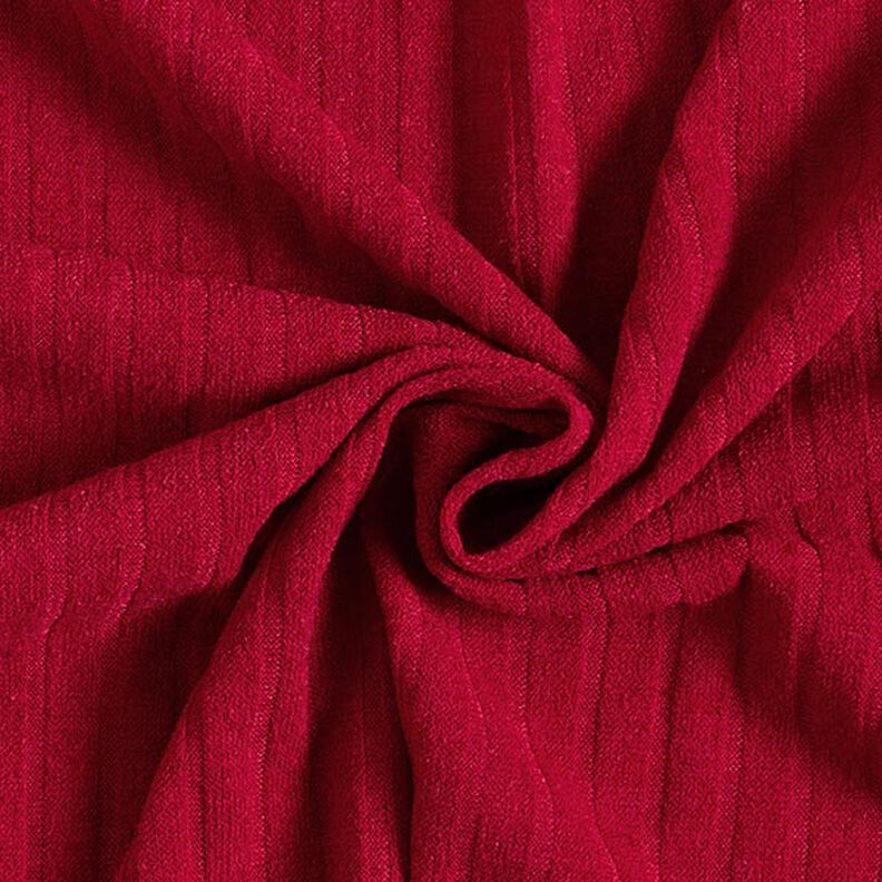 Plain Ribbed Knit – red, image number 1