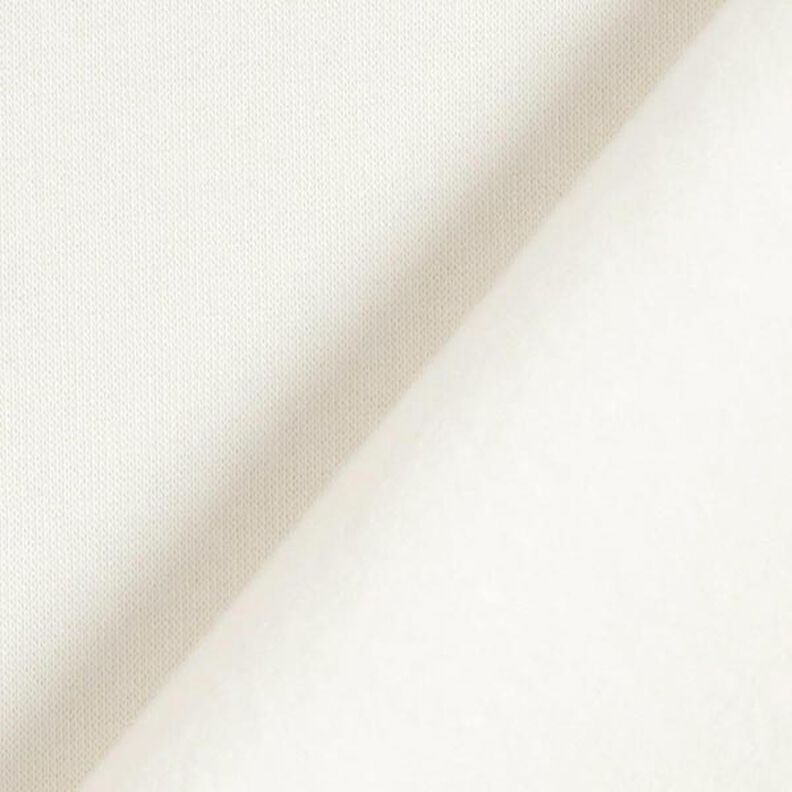 Brushed Sweatshirt Fabric – offwhite, image number 5