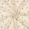 GOTS Double Gauze/Muslin romantic little flowers  | Poppy Fabrics – light beige/cinnamon,  thumbnail number 3
