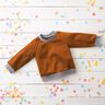 Light Cotton Sweatshirt Fabric Plain – caramel,  thumbnail number 7