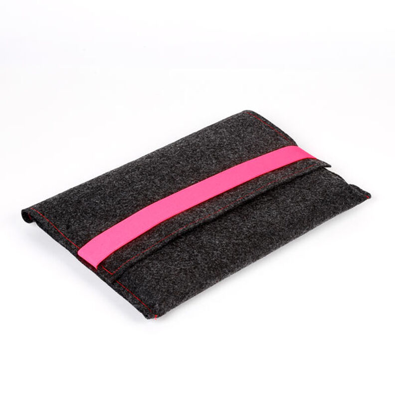 Felt 90 cm / 3 mm thick – dark grey,  image number 4