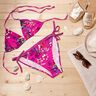 Swimsuit Fabric Watercolour Flowers – purple/white,  thumbnail number 7