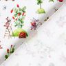 Cotton Poplin Strawberry harvest Digital Print – white,  thumbnail number 4