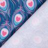Cotton Jersey Peacock | Stoff&Liebe – royal blue/intense pink,  thumbnail number 4