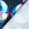 Cotton Jersey Ginkgo Butterflies | Glitzerpüppi  – midnight blue,  thumbnail number 4