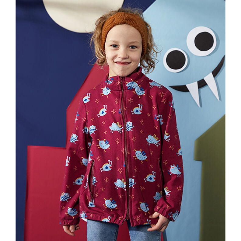 Plain Medium Cotton Jersey – red,  image number 9