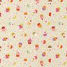 Decor Fabric Half Panama Colourful Muffins – natural,  thumbnail number 1