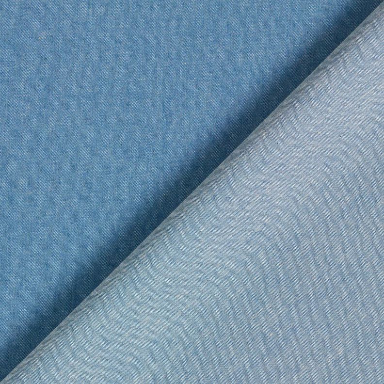 Lightweight cotton denim – light blue,  image number 3