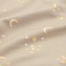 Cotton Jersey starry sky Digital Print – light taupe,  thumbnail number 2