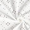 Broderie anglaise cotton fabric – white,  thumbnail number 3