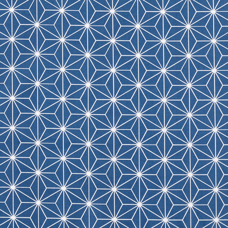 Coated Cotton graphic stars – indigo/white,  image number 1