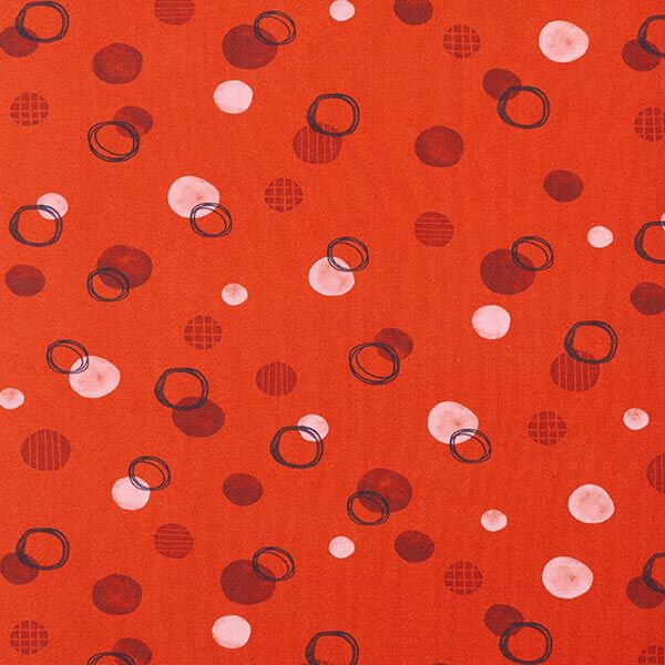 GOTS Cotton Jersey Dots | Tula – terracotta,  image number 1