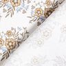 Cotton Poplin delicate bouquets – white/light brown,  thumbnail number 4