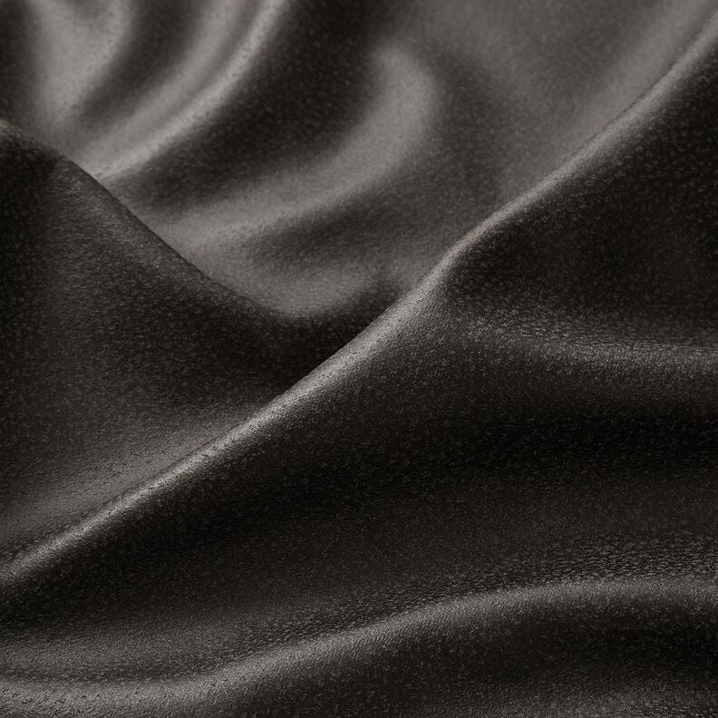 Upholstery Fabric Printed leather look – black,  image number 2