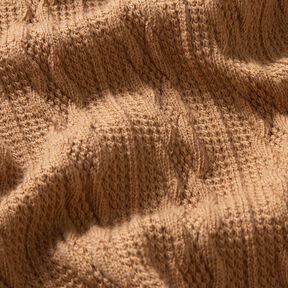 Knit Fabric Cable-knit print – fawn, 