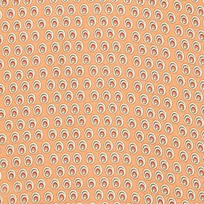 Chiffon Peacock Eye – apricot/terracotta, 